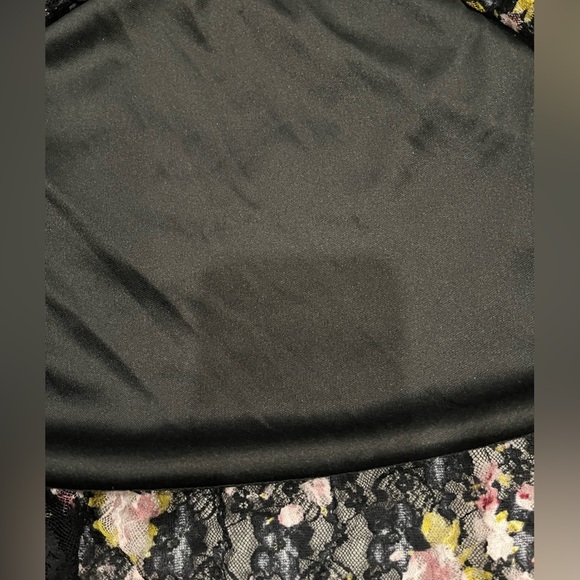 [XL]Anna Bella Vintage Floral Lace Lined Asymmetrical Midi Sleeveless dress - Picture 7 of 12